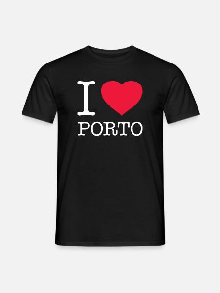 J’ADORE PORTO - T-shirt homme - noir
