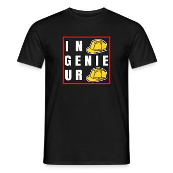 Ingenieur Job Beruf Erfolg Spruch Geld Verdienen - Männer T-Shirt - Schwarz - Vorne - AI Model Male 178 light (178cm)