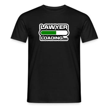 Jurist Job Statement Arbeiter Beruf Karriere - Männer T-Shirt - Schwarz - Vorne - AI Model Male 178 light (178cm)