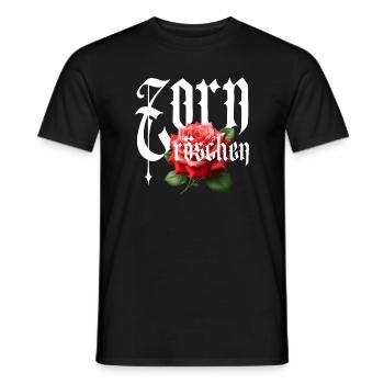 Angry Beauty - Men's T-Shirt - black - Front - AI Model Male 178 light (178cm)