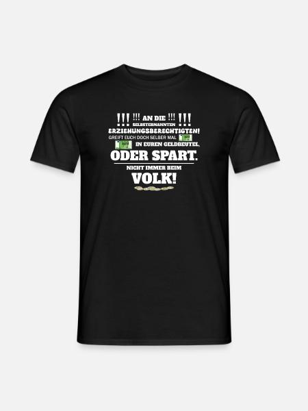 Not always by the people - Men's T-Shirt - black