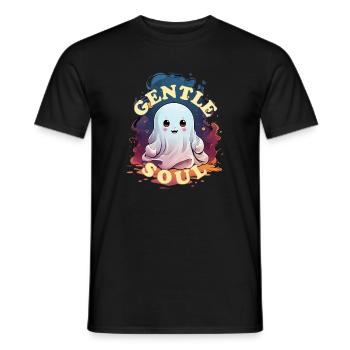 Sweet Little Ghost - Men's T-Shirt - black - Front - AI Model Male 178 light (178cm)