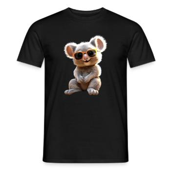 Koala Australia Koalas Koala Bear Cute Koala Bear - Men's T-Shirt - black - Front - AI Model Male 178 light (178cm)