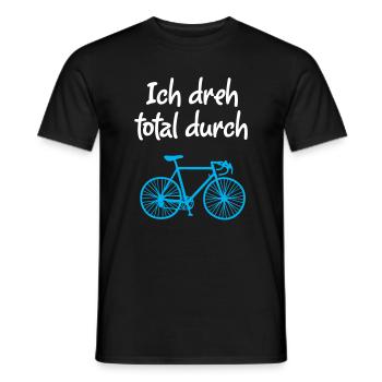 Roue Vélo Vélo De Route Climat Environnement Hobby - T-shirt homme - noir - Devant - AI Model Male 178 light (178cm)