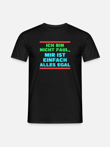 I don't care about the statement - Men's T-Shirt - black