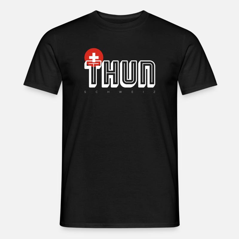 Thun - Männer T-Shirt - Schwarz