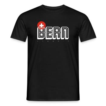 Bern Swiss City Emblem - Männer T-Shirt - Schwarz - Vorne - AI Model Male 178 light (178cm)
