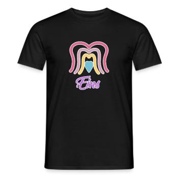 1. Geburtstag Regenbogen Baby Motiv - Männer T-Shirt - Schwarz - Vorne - AI Model Male 178 light (178cm)