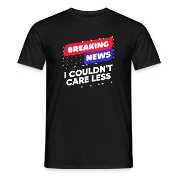 Egal Cooler Spruch Ist Mir Wurscht Haltung Relax - Männer T-Shirt - Schwarz - Vorne - AI Model Male 178 light (178cm)