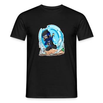 Ninja Motif - Men's T-Shirt - black - Front - AI Model Male 178 light (178cm)