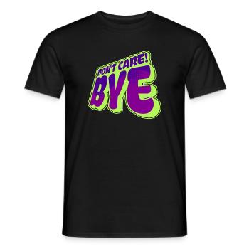 Cool saying: Doesn't matter, attitude, chill doesn't matter to me - Men's T-Shirt - black - Front - AI Model Male 178 light (178cm)