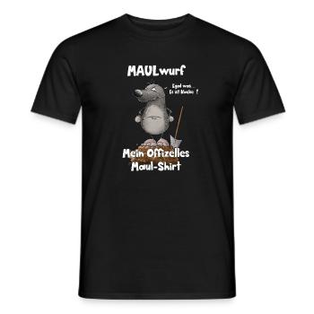 Schlechte Laune Nö Maulwurf Wortspiel - Männer T-Shirt - Schwarz - Vorne - AI Model Male 178 light (178cm)