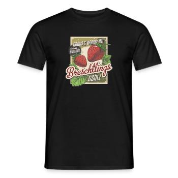 Breschtlingsgsälz - Männer T-Shirt - Schwarz - Vorne - AI Model Male 178 light (178cm)