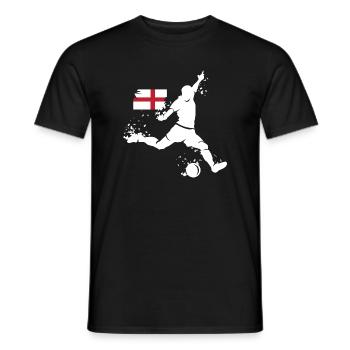 Football England Fan Player Blast Équipe - T-shirt homme - noir - Devant - AI Model Male 178 light (178cm)