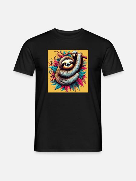 Sloth - Men's T-Shirt - black