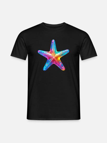Étoile de mer - T-shirt homme - noir