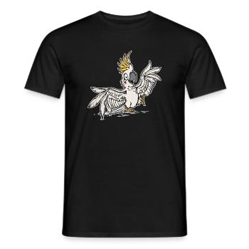 Papagei Haustier Tropisch Vogel Tier Zootiere - Männer T-Shirt - Schwarz - Vorne - AI Model Male 178 light (178cm)