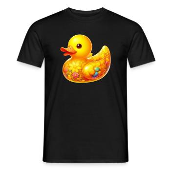 Caneton Canard Canard - T-shirt homme - noir - Devant - AI Model Male 178 light (178cm)