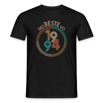 of the BEST of 1994 - the BEST of 1994, birthday - Men's T-Shirt - black - Front - AI Model Male 178 light (178cm)