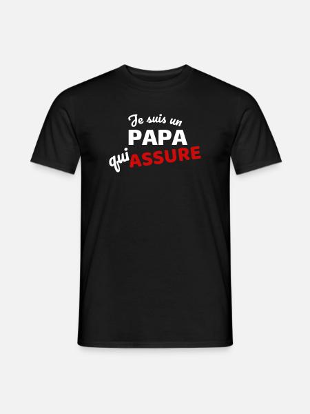 I'm a dad who makes sure - Men's T-Shirt - black