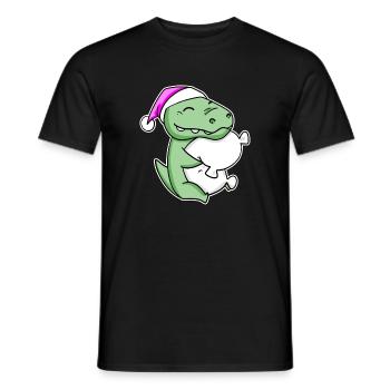 Krokodil Müde Ausschlafen Schlafen Mädchen - Männer T-Shirt - Schwarz - Vorne - AI Model Male 178 light (178cm)