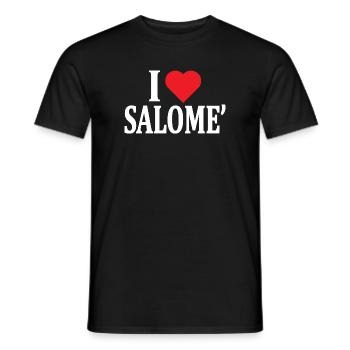 T-Shirt I love Salome T-Shirt Geschenkidee - Männer T-Shirt - Schwarz - Vorne - AI Model Male 178 light (178cm)