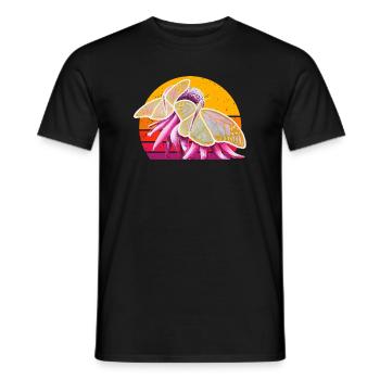 Butterfly Couple - Sonja Ariel von Staden - Men's T-Shirt - black - Front - AI Model Male 178 light (178cm)