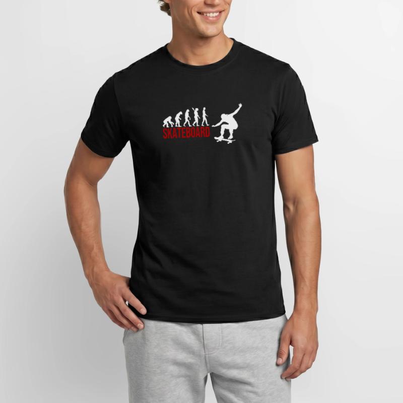 Evolution Skateboard Männer T-Shirt