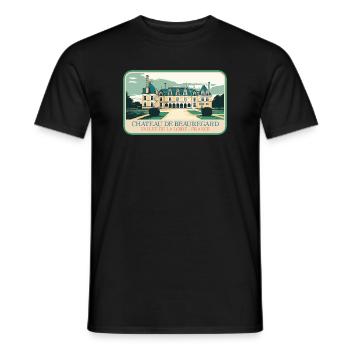 Château de Beauregard im Loire-Tal - Männer T-Shirt - Schwarz - Vorne - AI Model Male 178 light (178cm)
