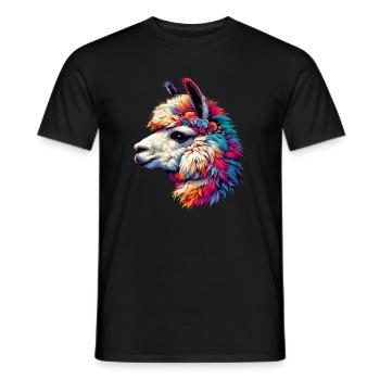 Alpaga - T-shirt homme - noir - Devant - AI Model Male 178 light (178cm)