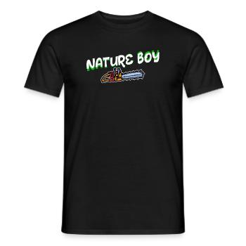 Tronçonneuse Statement Lumberjack Bois de travail du bois - T-shirt homme - noir - Devant - AI Model Male 178 light (178cm)