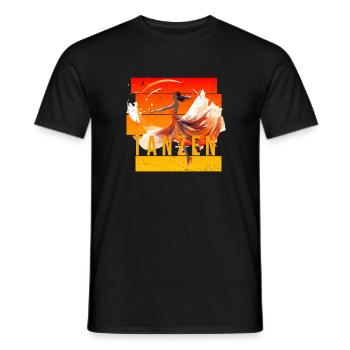 Tanzen - Männer T-Shirt - Schwarz - Vorne - AI Model Male 178 light (178cm)