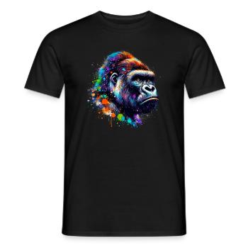 Gorille - T-shirt homme - noir - Devant - AI Model Male 178 light (178cm)