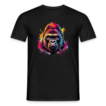 Gorille - T-shirt homme - noir - Devant - AI Model Male 178 light (178cm)
