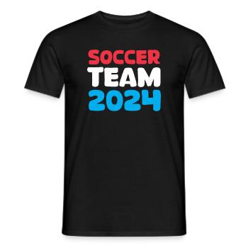 Netherlands soccer team 2024 soccer fan icon icon - Men's T-Shirt - black - Front - AI Model Male 178 light (178cm)