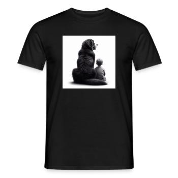 Bouvier bernois - T-shirt homme - noir - Devant - AI Model Male 178 light (178cm)