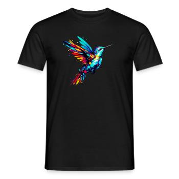 Colibri - T-shirt homme - noir - Devant - AI Model Male 178 light (178cm)