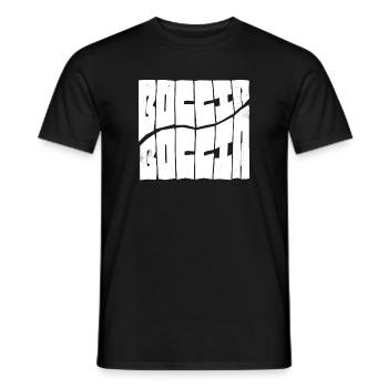 Vêtements de joueur de pétanque avec boules de pétanque - T-shirt homme - noir - Devant - AI Model Male 178 light (178cm)