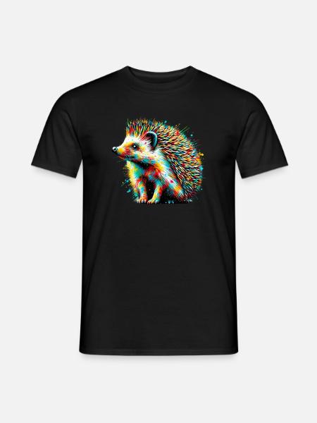 Hérisson - T-shirt homme - noir