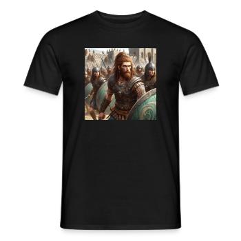 Keltiberer verteidigen Numancia - Männer T-Shirt - Schwarz - Vorne - AI Model Male 178 light (178cm)