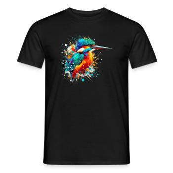Kingfisher - Men's T-Shirt - black - Front - AI Model Male 178 light (178cm)