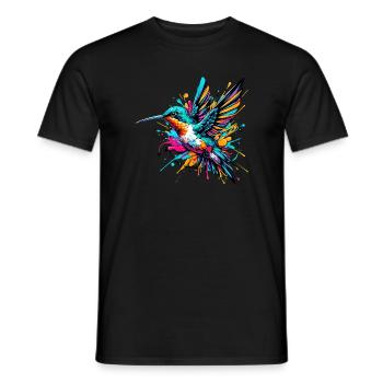 Colibri - T-shirt homme - noir - Devant - AI Model Male 178 light (178cm)