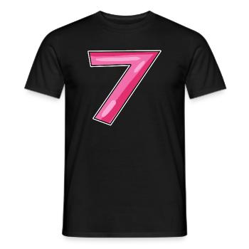 7 - T-shirt homme - noir - Devant - AI Model Male 178 light (178cm)