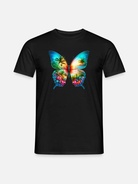 Butterfly - Men's T-Shirt - black