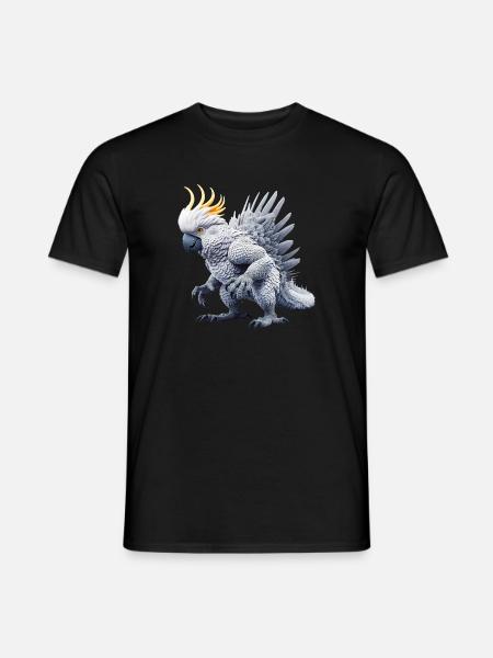 Kakaduzilla (01) - Men's T-Shirt - black