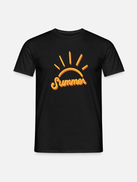Sommer - Summer - Men's T-Shirt - black