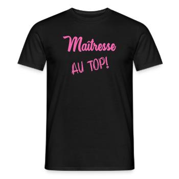 GELIEBTE. VIELEN DANK. DANKE, HERRIN - Männer T-Shirt - Schwarz - Vorne - AI Model Male 178 light (178cm)