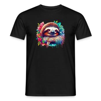 Paresse - T-shirt homme - noir - Devant - AI Model Male 178 light (178cm)