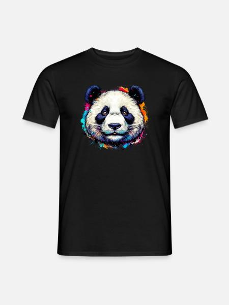 Panda - Men's T-Shirt - black