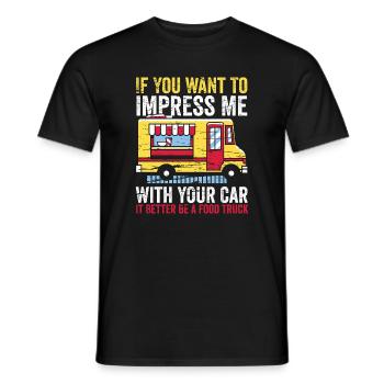 Impressionnez-moi avec votre food truck - T-shirt homme - noir - Devant - AI Model Male 178 light (178cm)